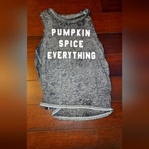 Pumpkin spice tank top